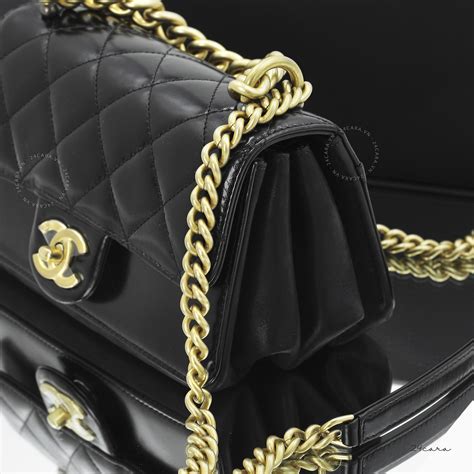 chanel handbag gold chain|chanel bag with gold hardware.